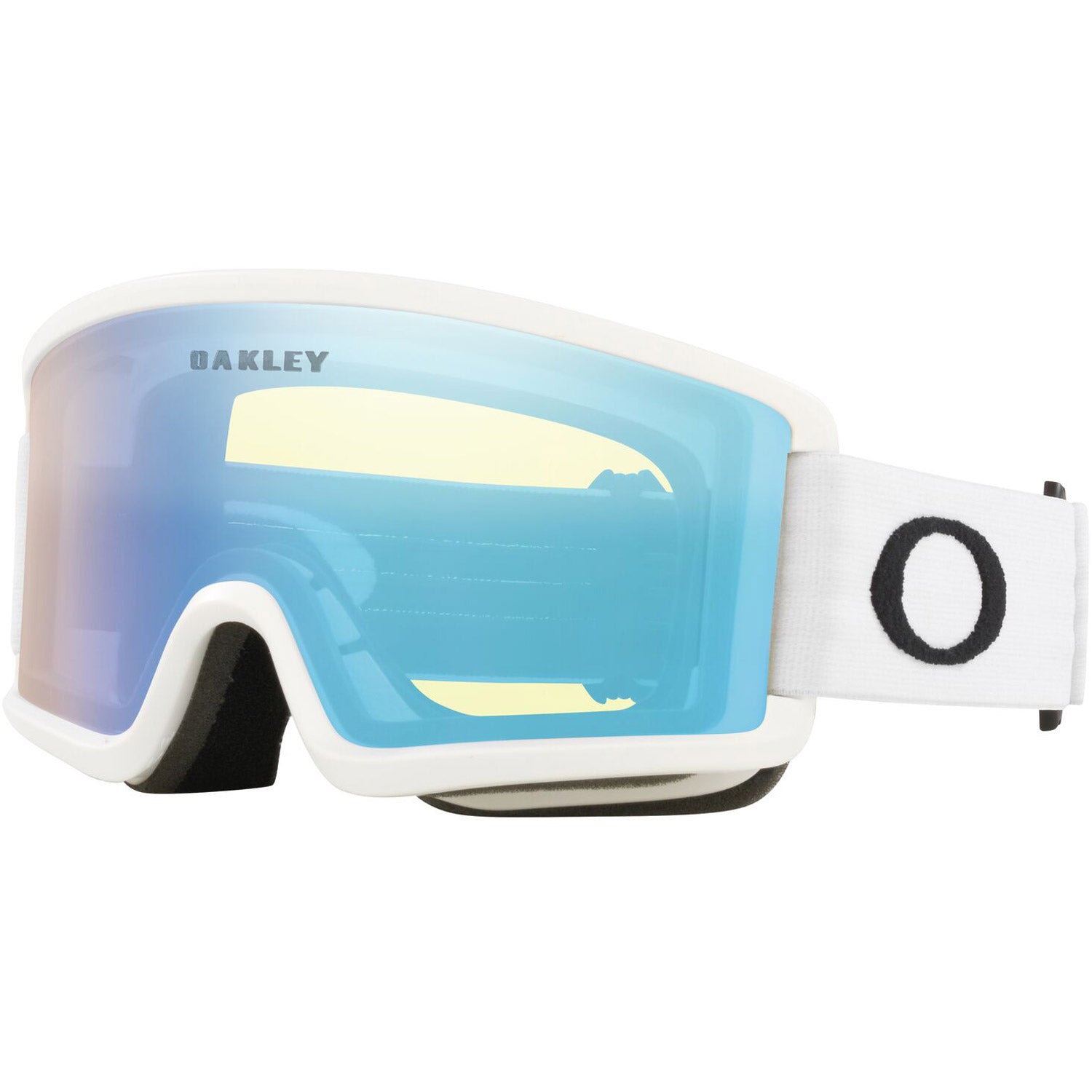 Oakley Target Line S Snow Goggles 2023 Matte White Hi Yellow Lens