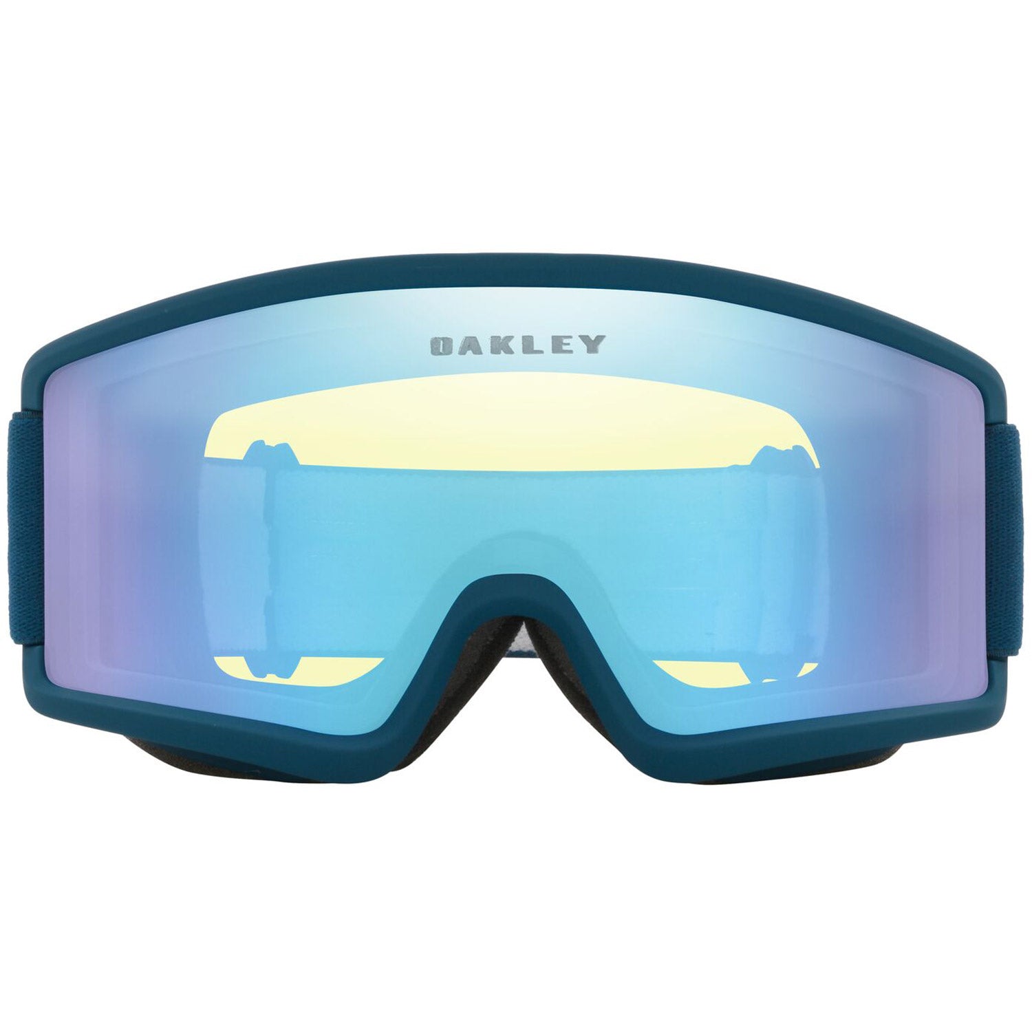 Oakley Target Line S Snow Goggles 2023 Poseidon Hi Yellow Lens