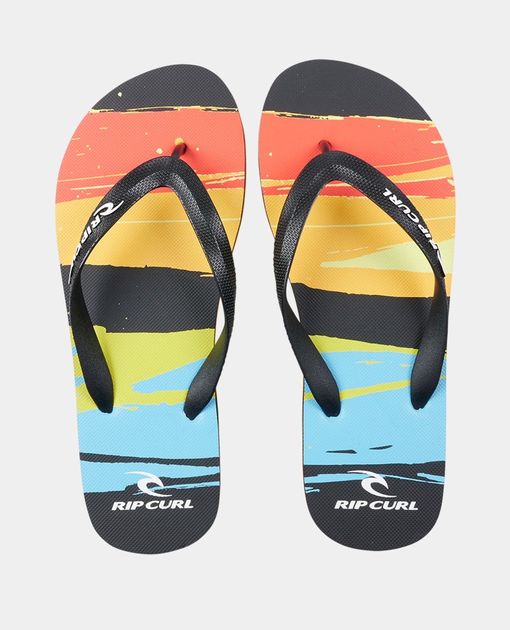 Rip Curl Resin Blown Out Thongs Black/orange