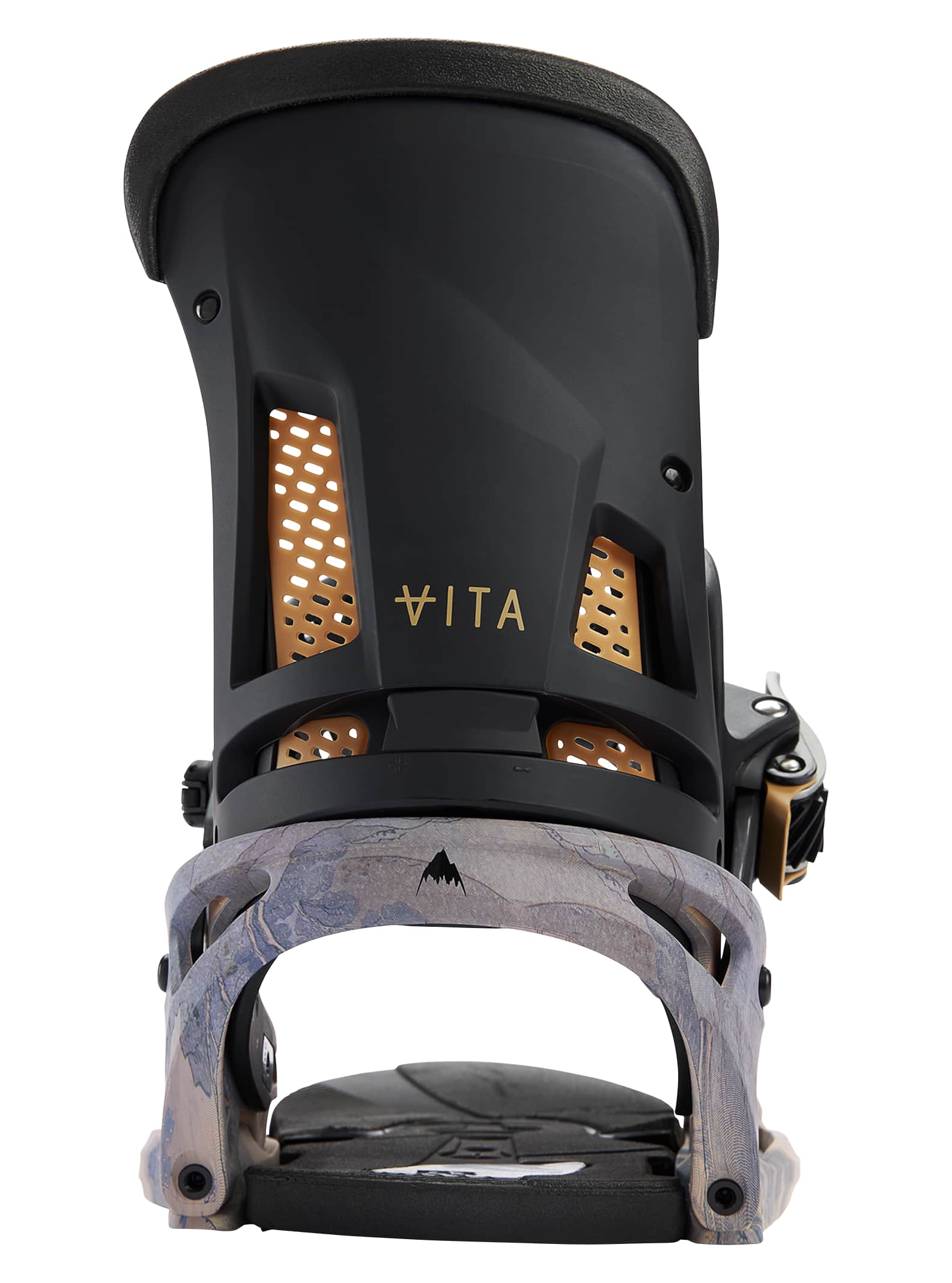 Burton Malavita EST Snowboard Binding 2022 Dark gray / print