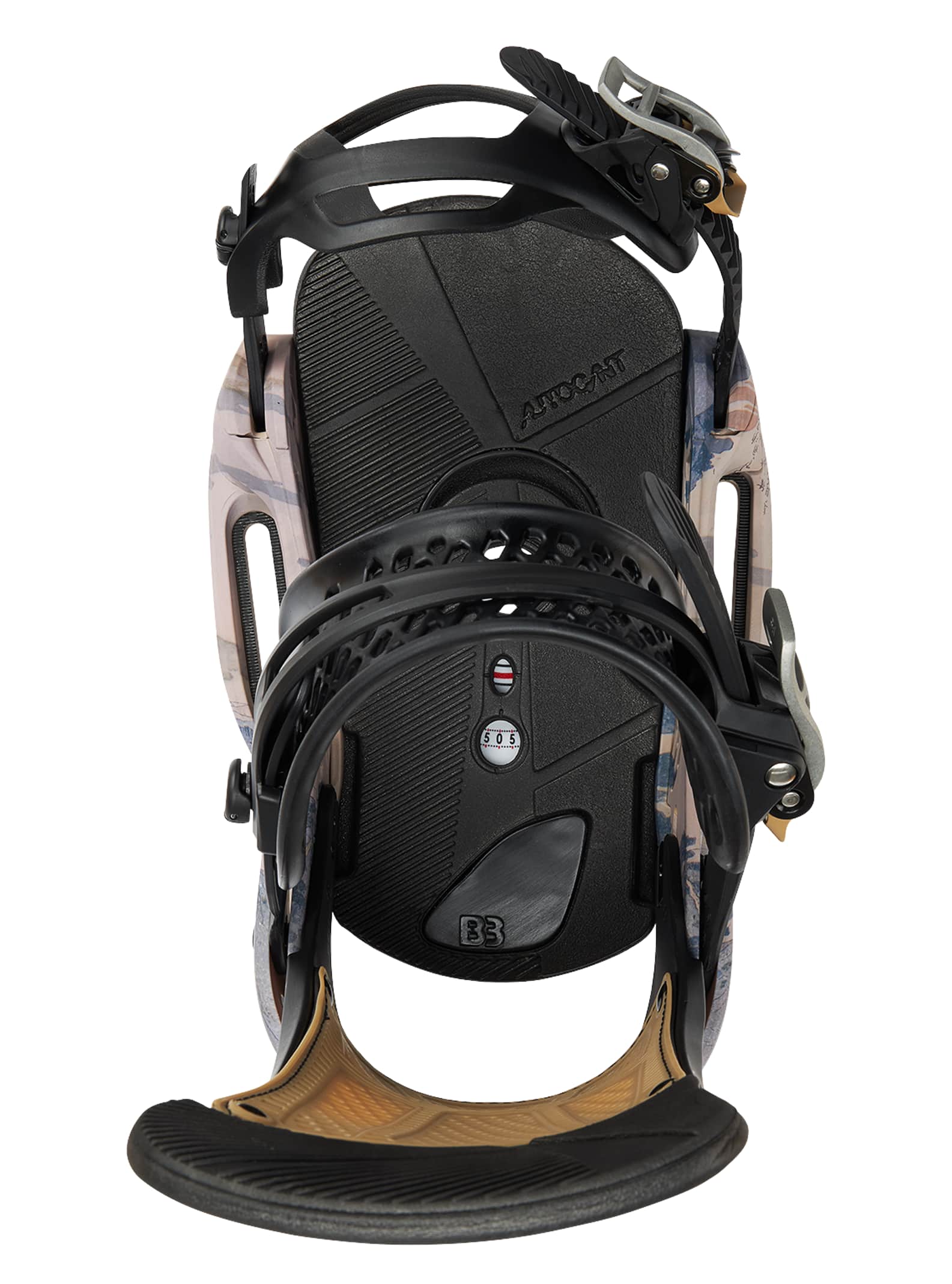 Burton Malavita EST Snowboard Binding 2022 Dark gray / print