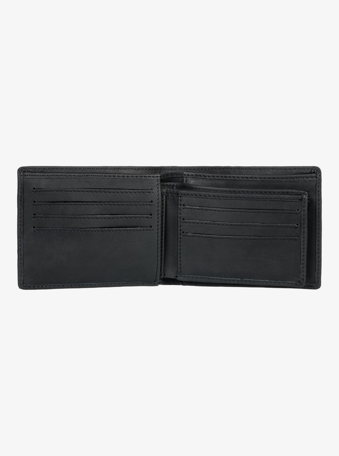 Quiksilver Gutherie Leather Bi-Fold Wallet Black