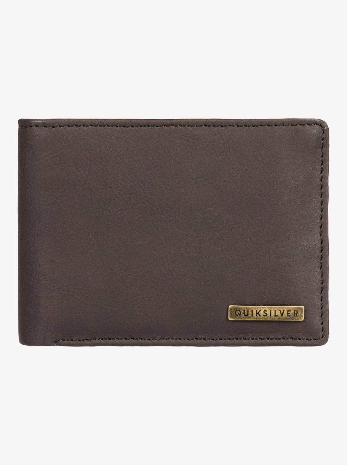 Quiksilver Gutherie Leather Bi-Fold Wallet Chocolate brown