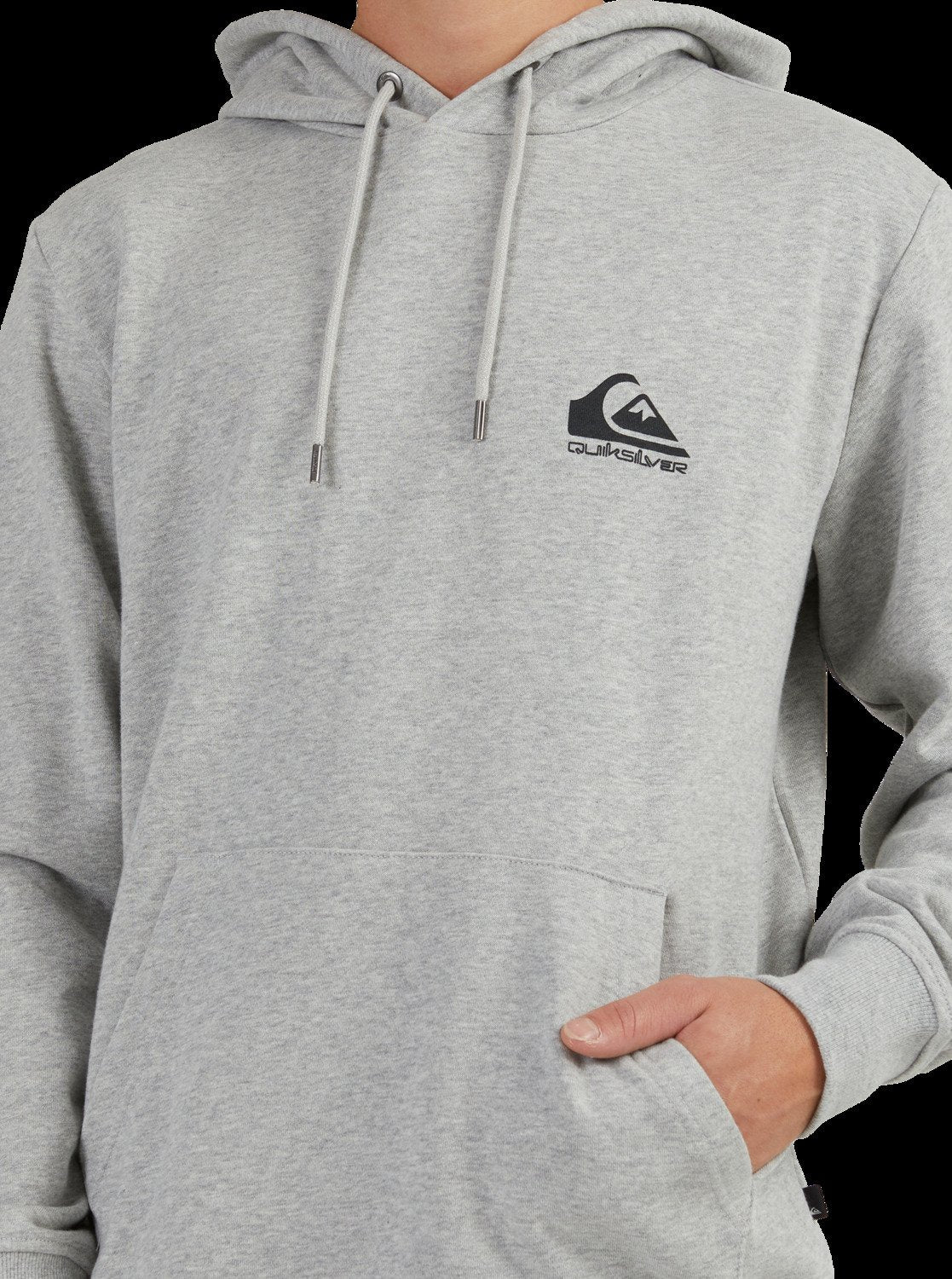 Quiksilver Mens Crucial Hoodie Athletic heather