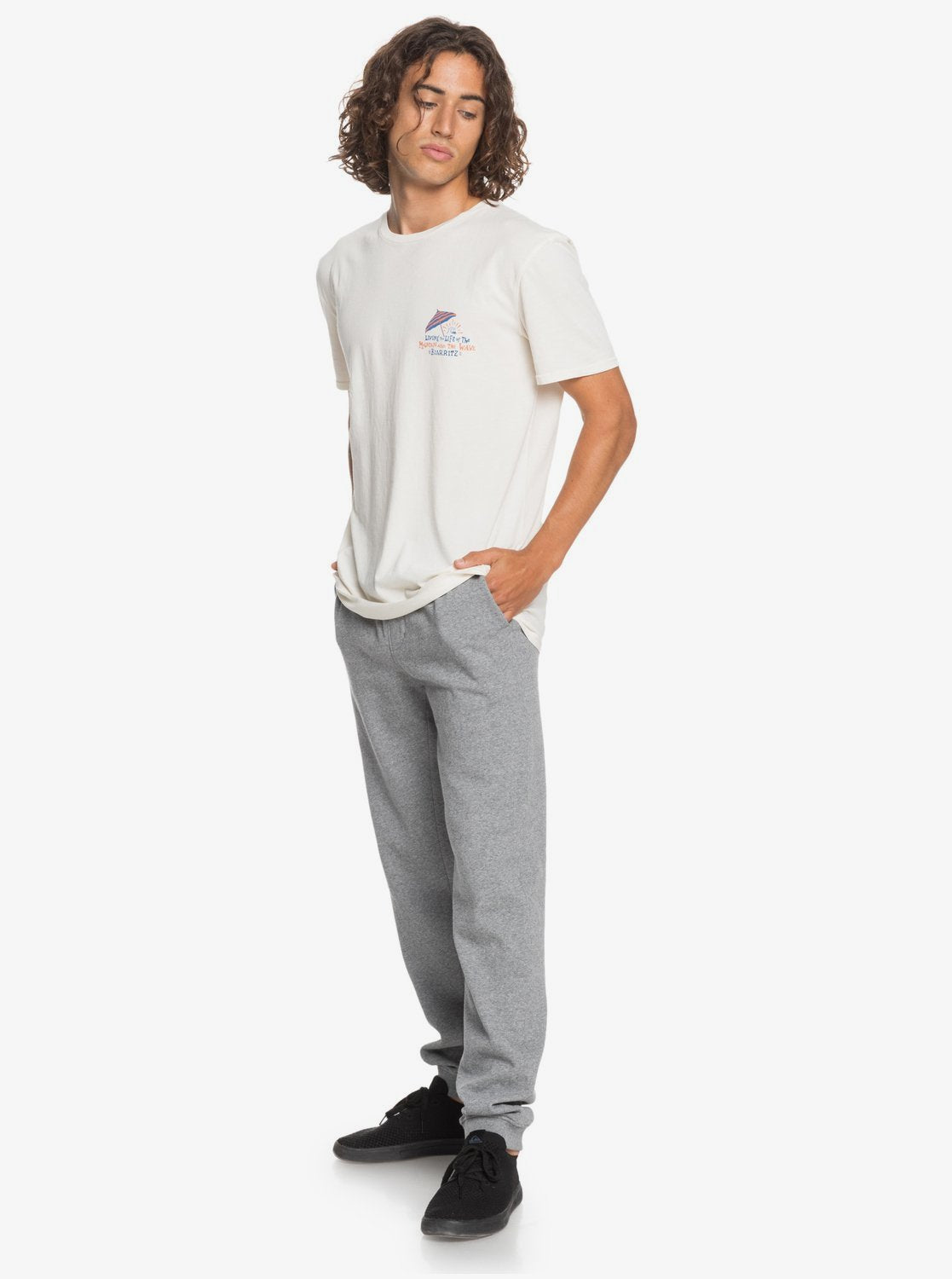 Quiksilver Mens Essential Jogger Light grey heather