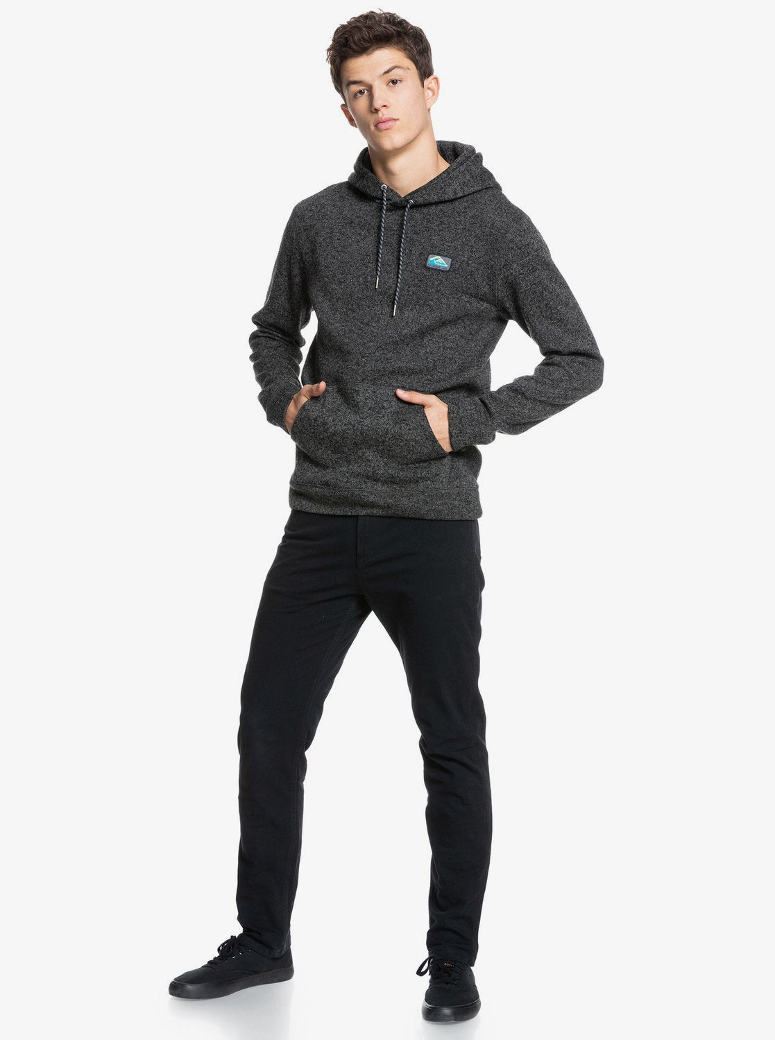 Quiksilver Mens Keller Hoodie Dark grey heather