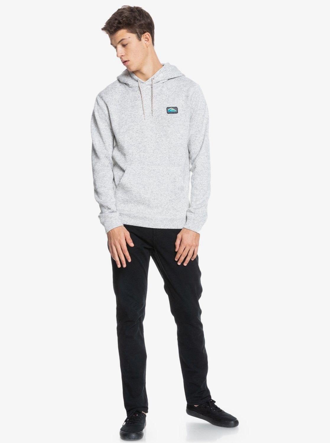 Quiksilver Mens Keller Hoodie Light grey heather