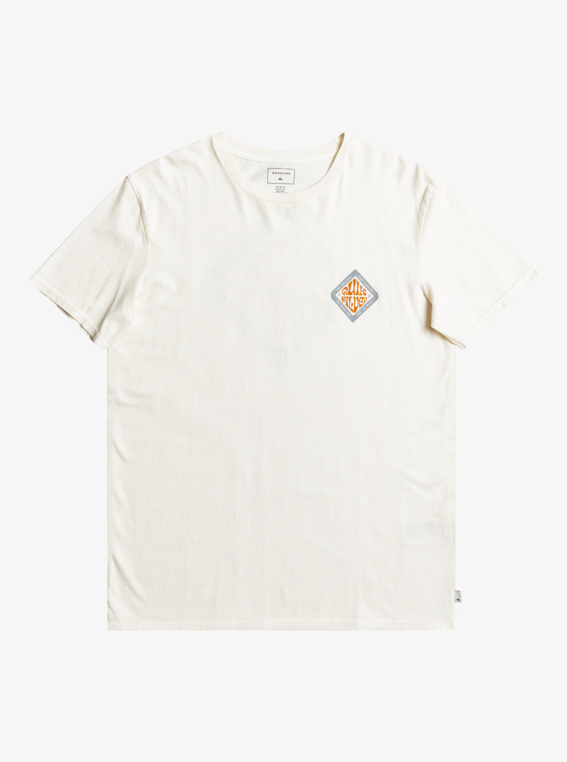 Quiksilver Mens Lighter Years T-Shirt Antique White