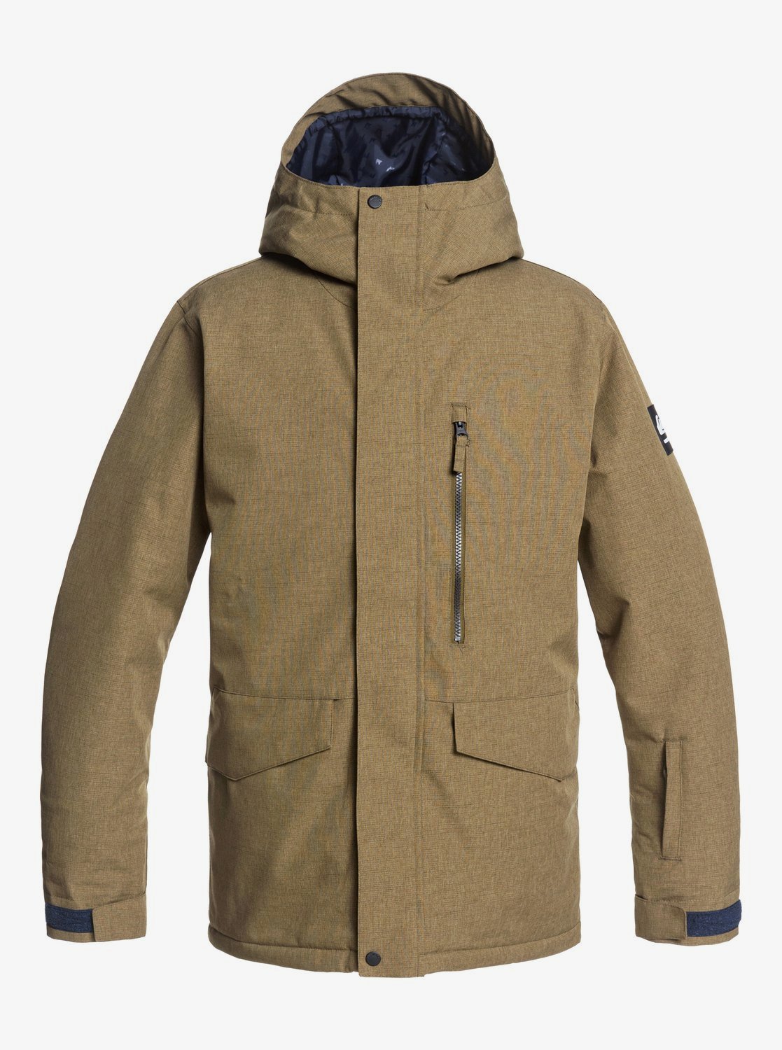 Quiksilver Mens Mission Solid Snow Jacket Military olive