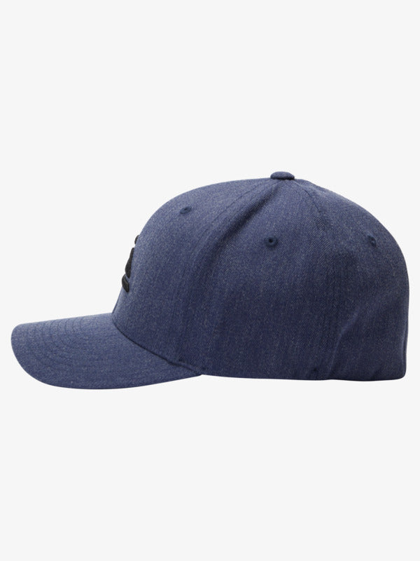 Quiksilver Mens Mountain & Wave Flexfit Cap Majolica Blue
