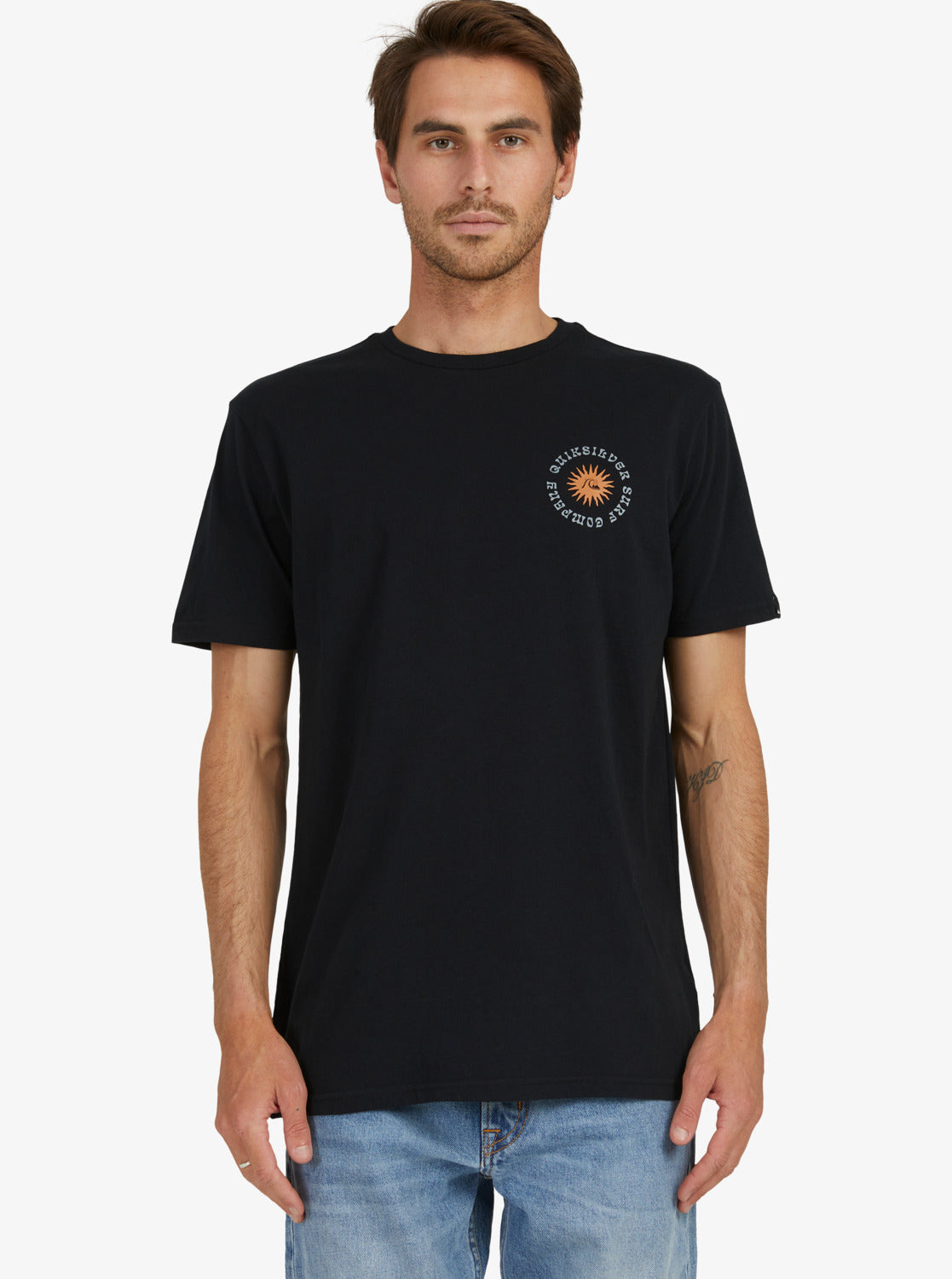 Quiksilver Mens Outer Zone T-Shirt Black