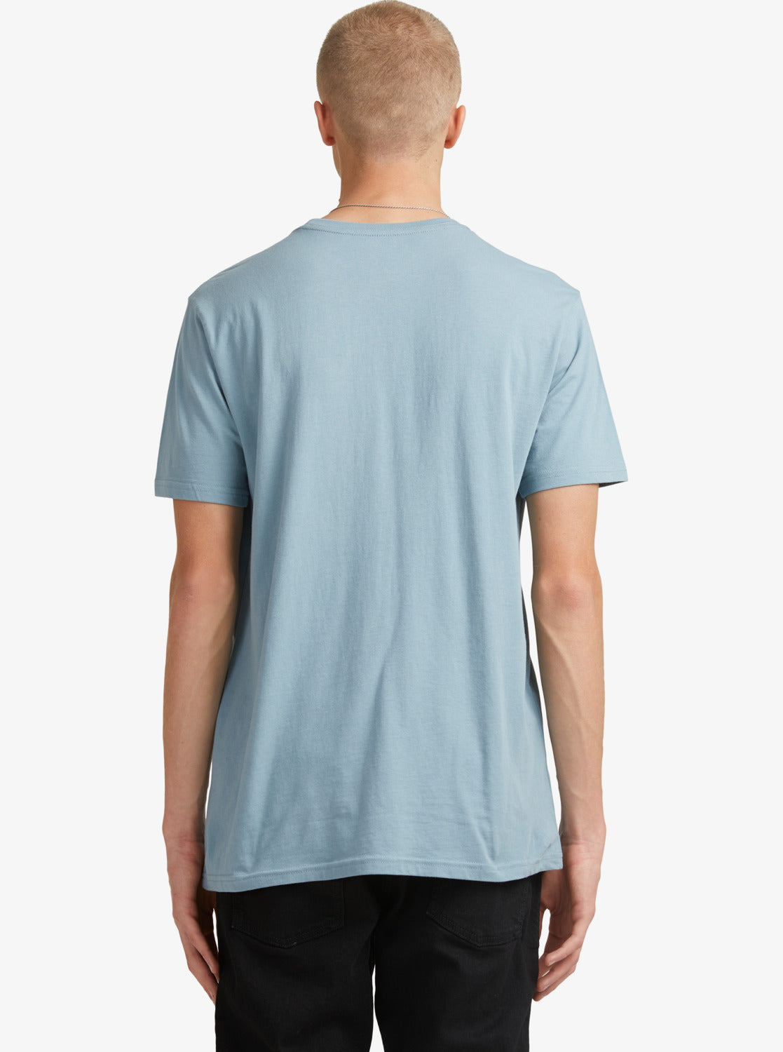 Quiksilver Mens Quik Script T-Shirt Citadel blue