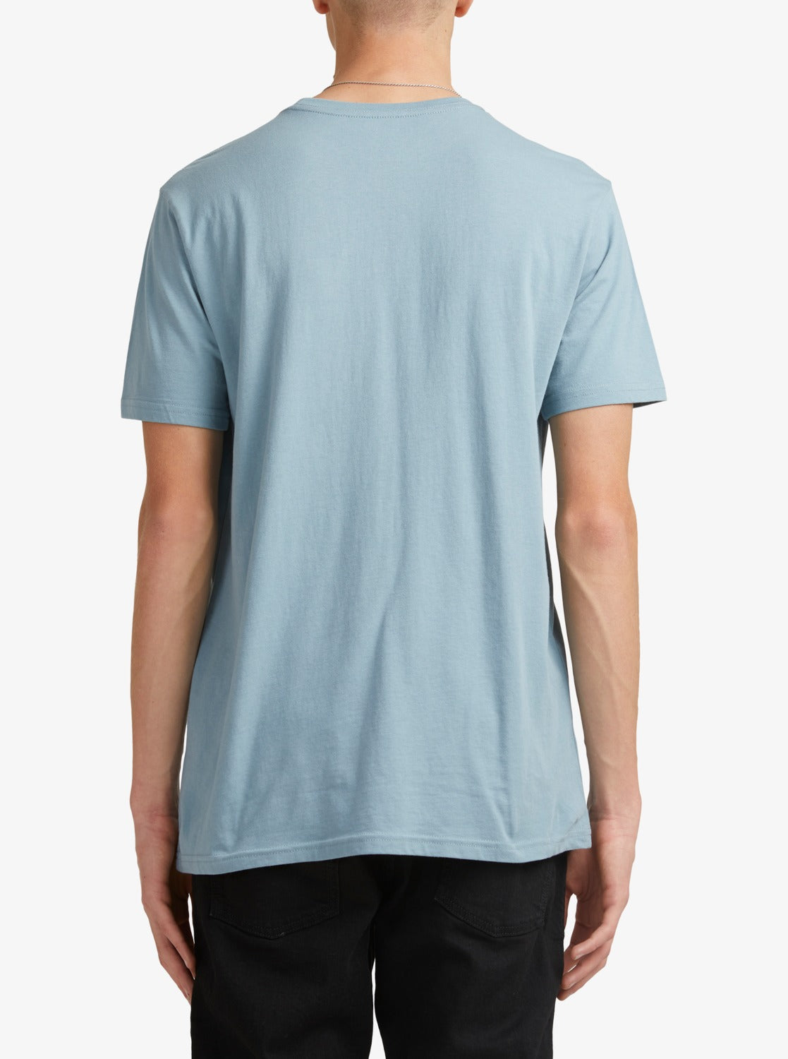 Quiksilver Mens Quik Script T-Shirt Citadel blue