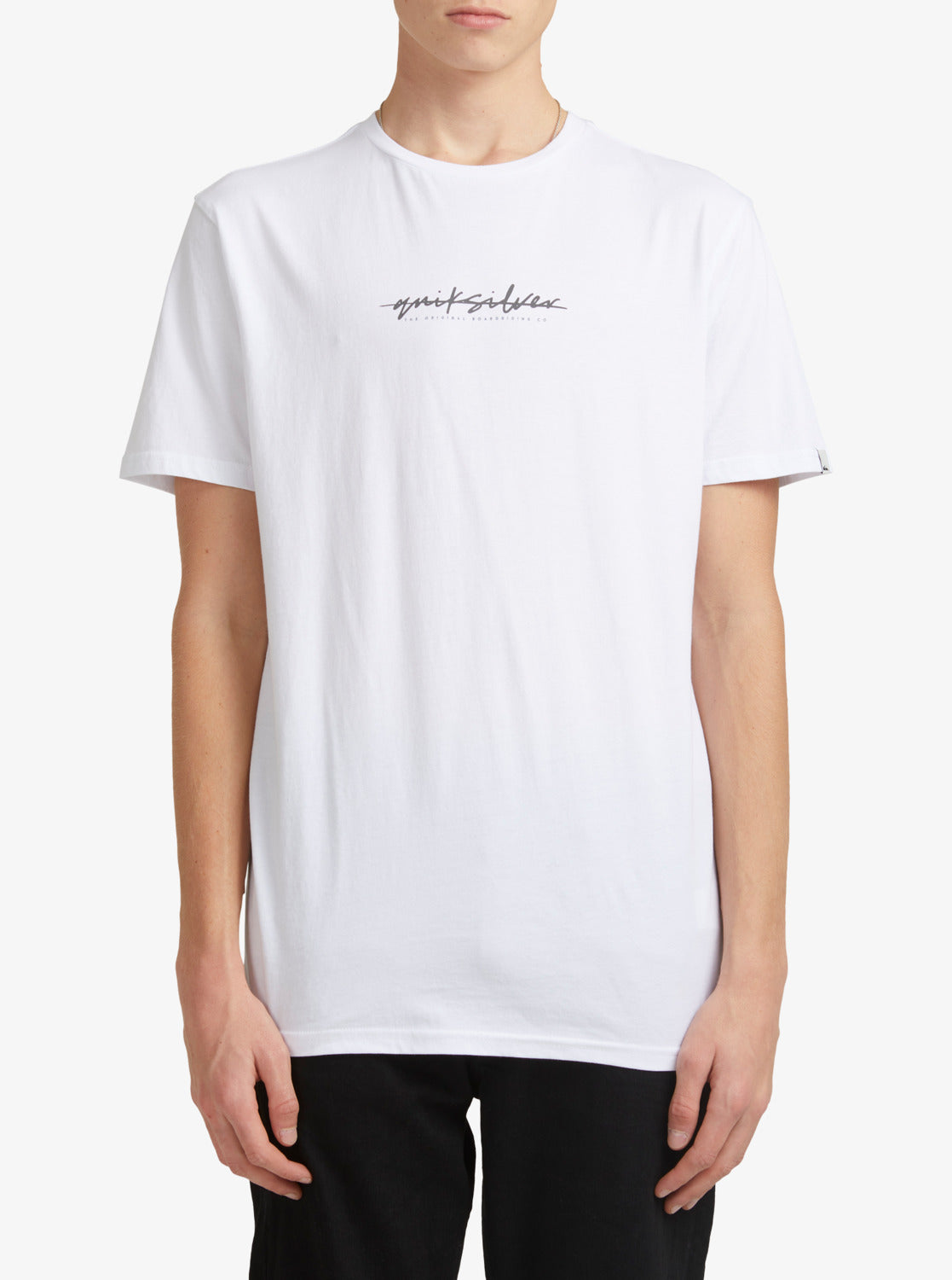 Quiksilver Mens Quik Script T-Shirt White