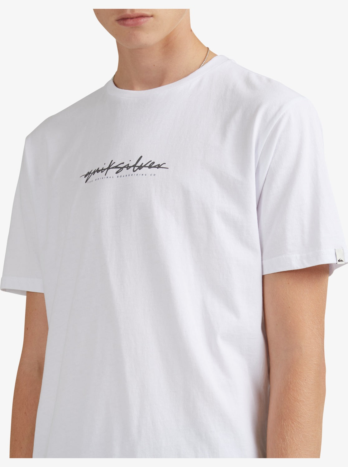 Quiksilver Mens Quik Script T-Shirt White