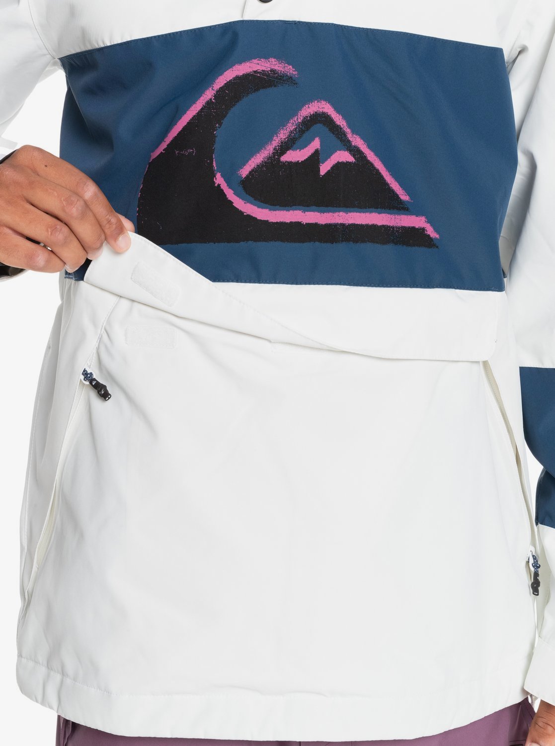 Quiksilver Mens Steeze Snow Jacket Snow white