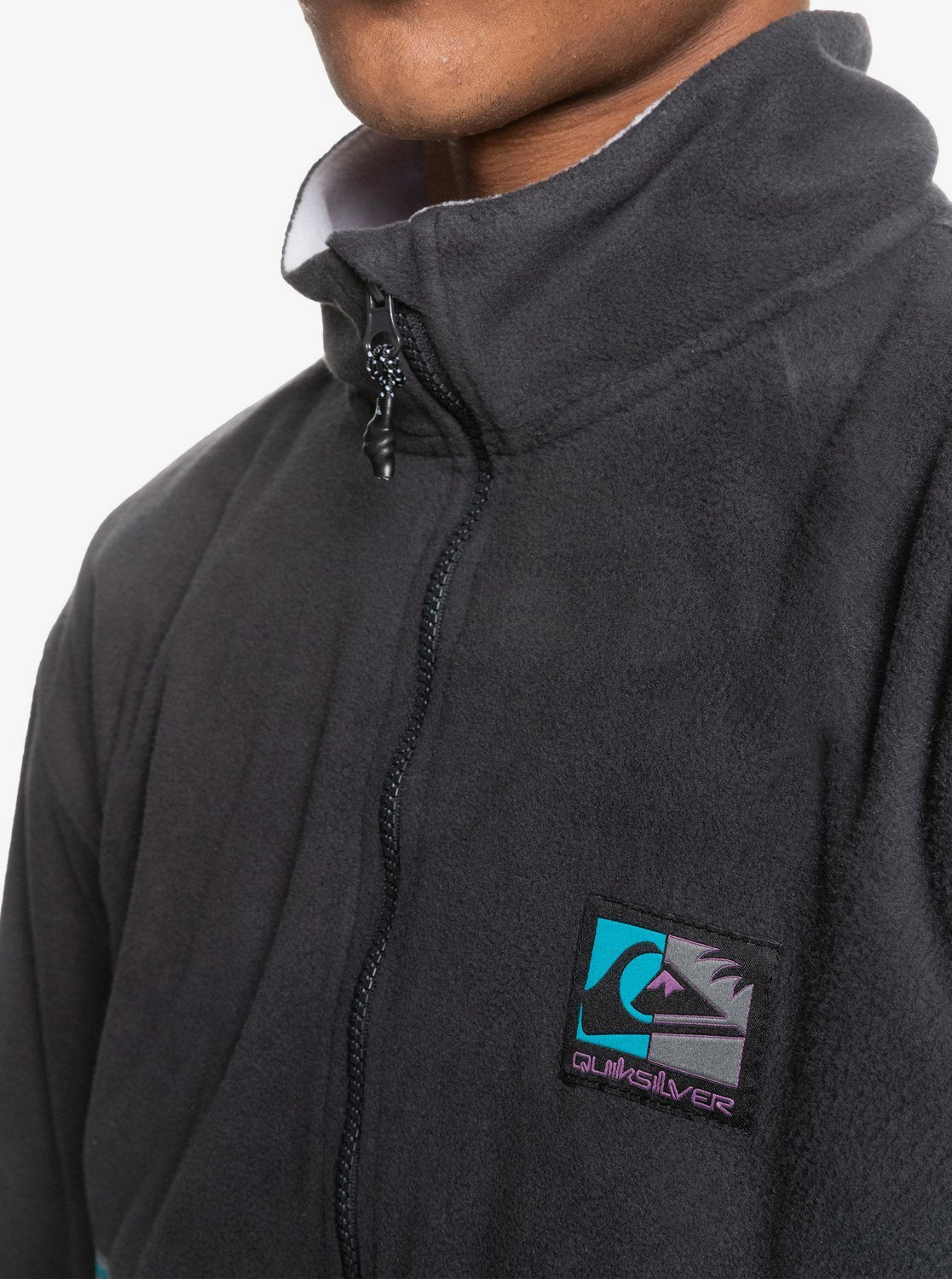 Quiksilver Mens Taped Off Sweatshirt Purple