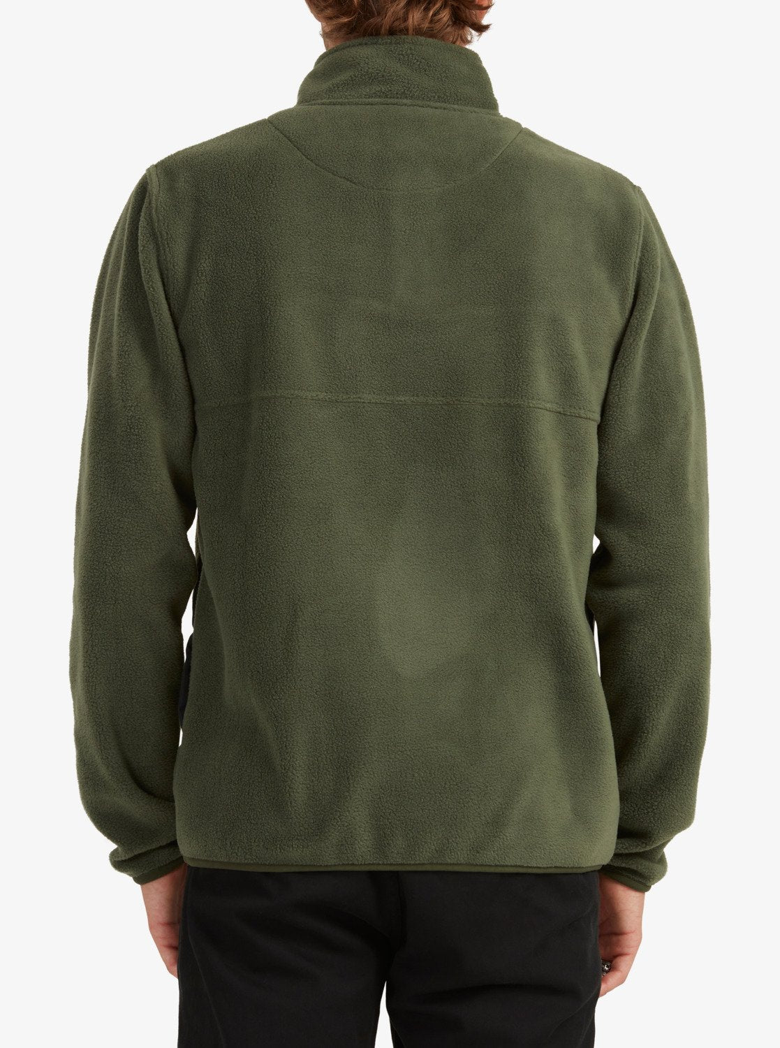 Quiksilver Mens Tempt Half-Zip Hooded Fleece Thyme