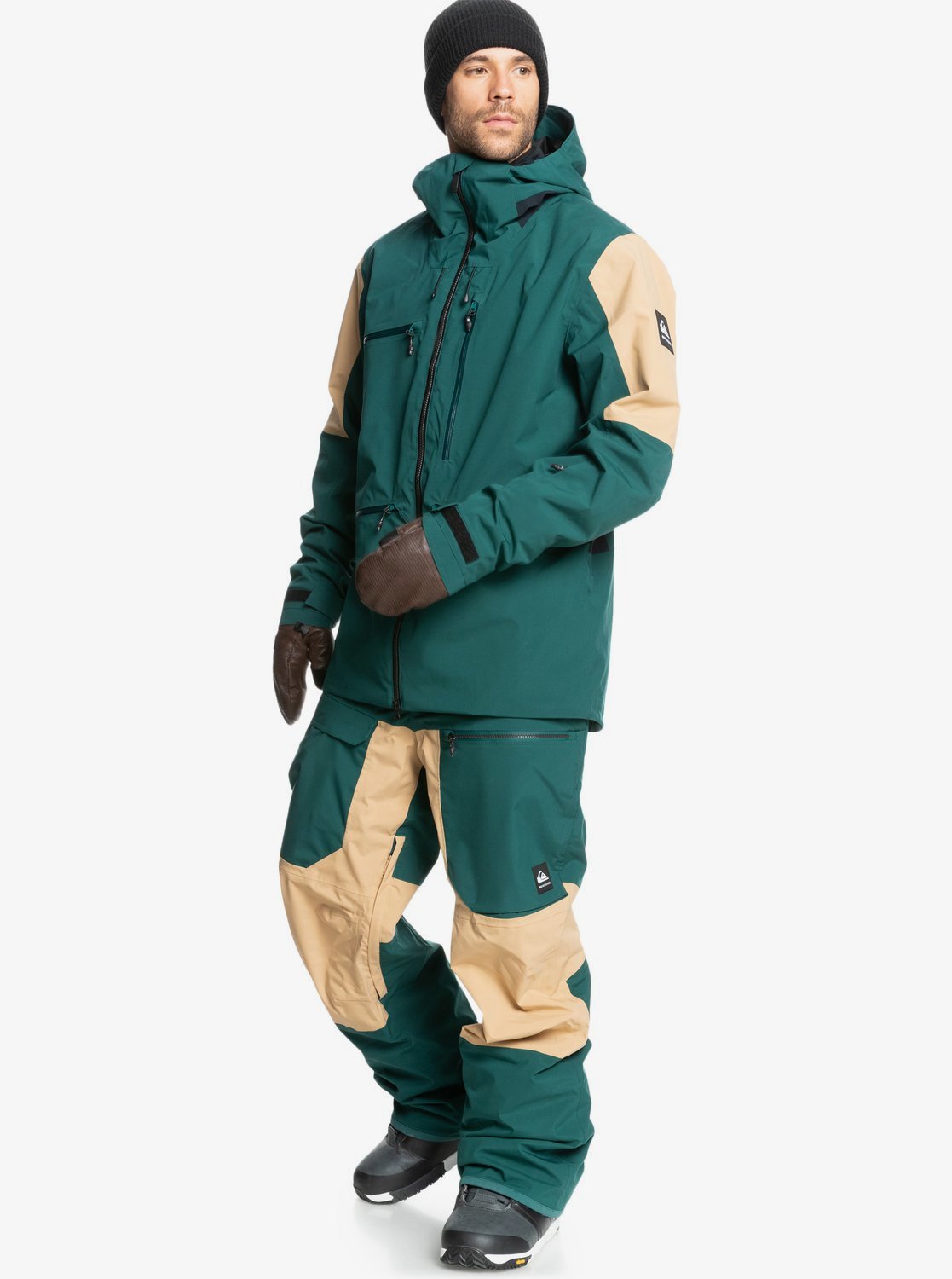 Quiksilver Mens Travis Rice Stretch Snow Pants June bug