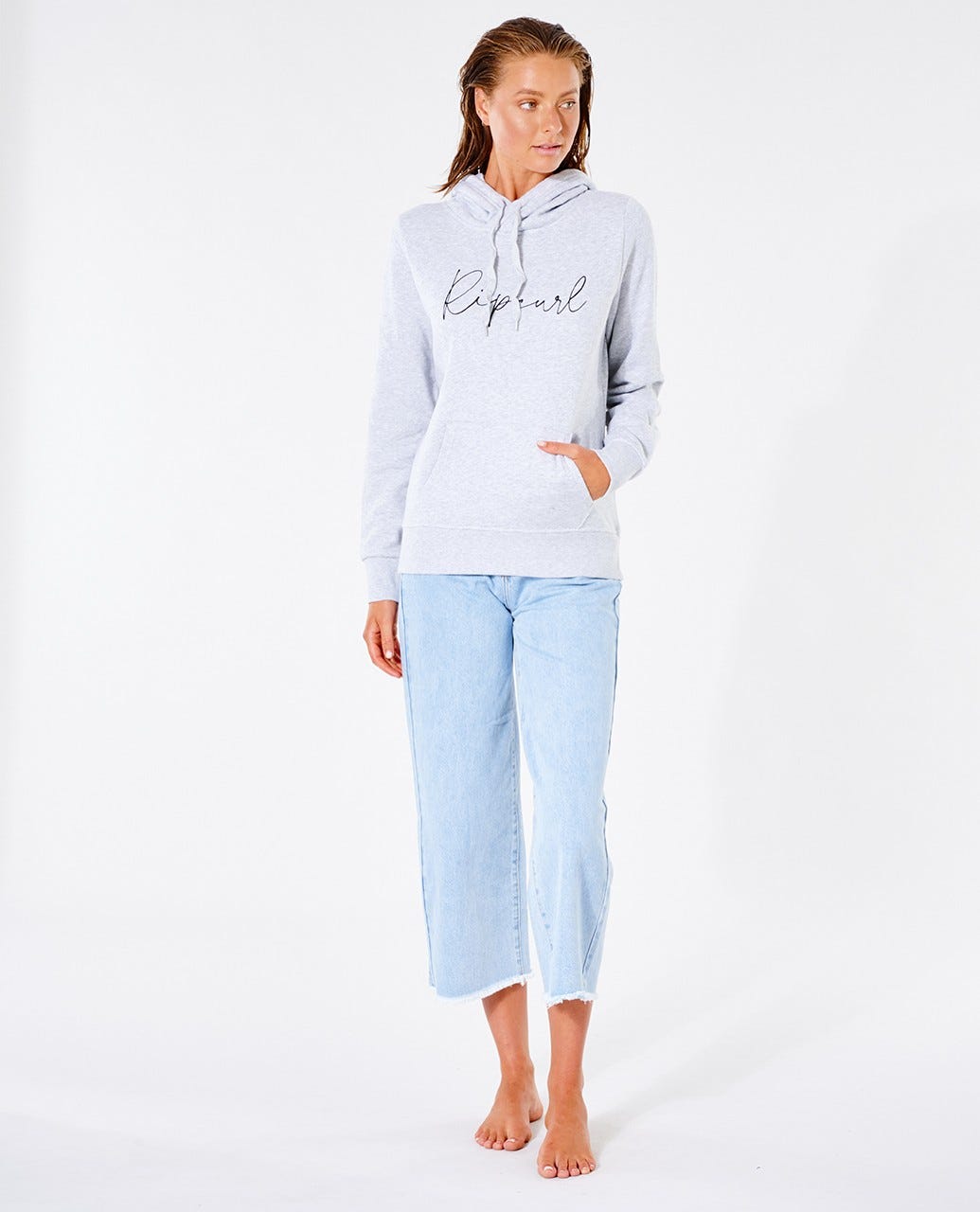 Rip Curl Classic Shore Hood Light grey heather