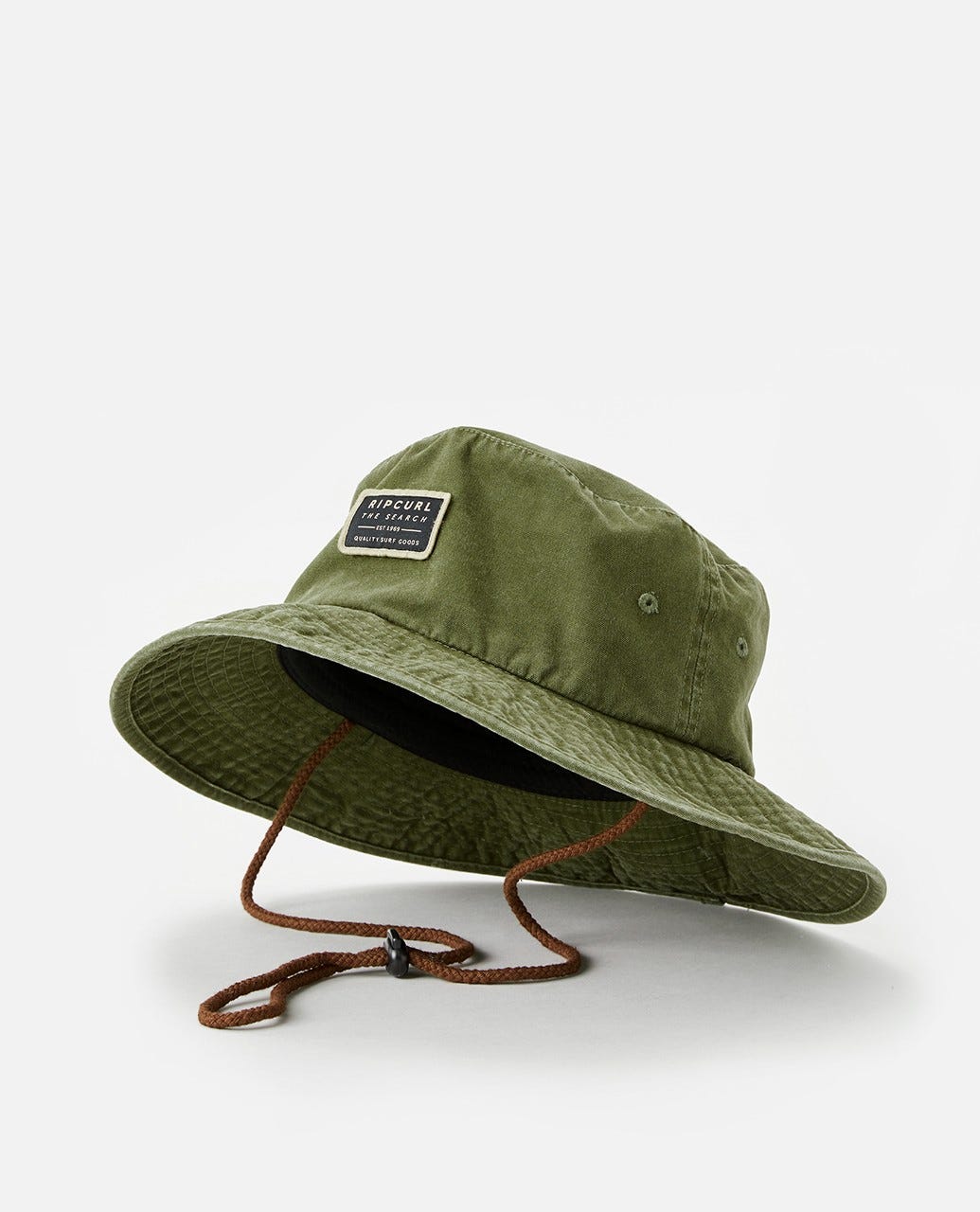 Rip Curl Crusher Wide Brim Hat Dark olive