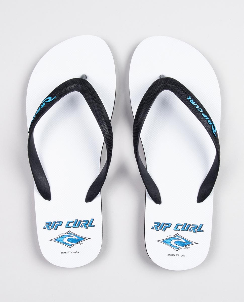 Rip Curl Diamond Logo Thongs Off white