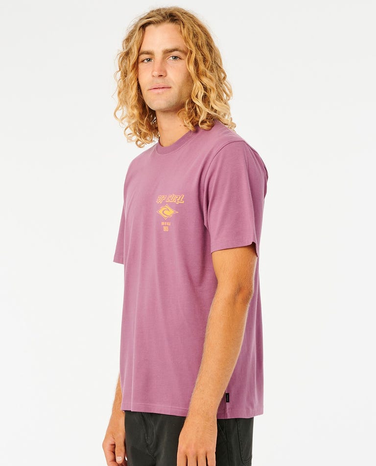 Rip Curl Fade Out Essential Tee Grapeade