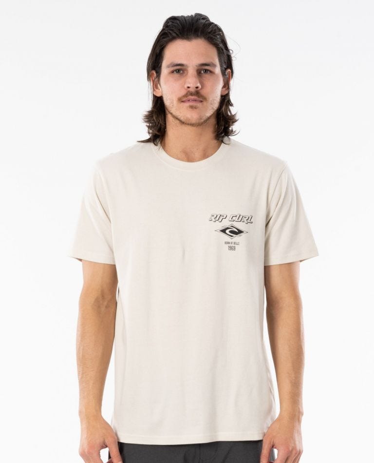 Rip Curl Fade Out Essential Tee Bone