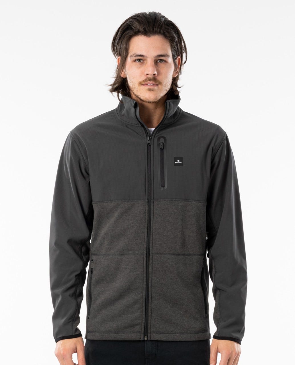 Rip Curl Interblock Anti-Series Fleece Dark grey marle