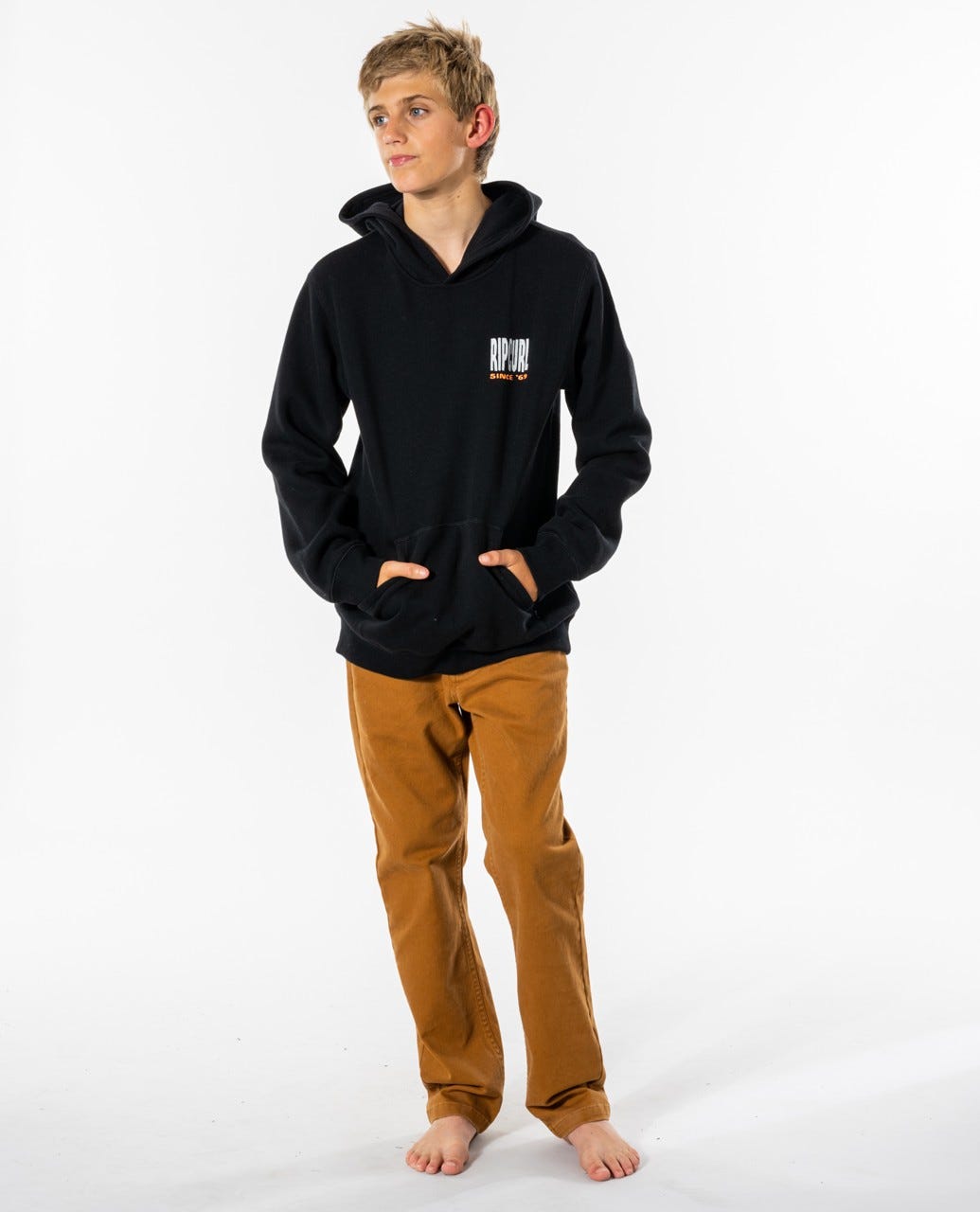Rip Curl Origins Hood - Boys (8-16 years) Black