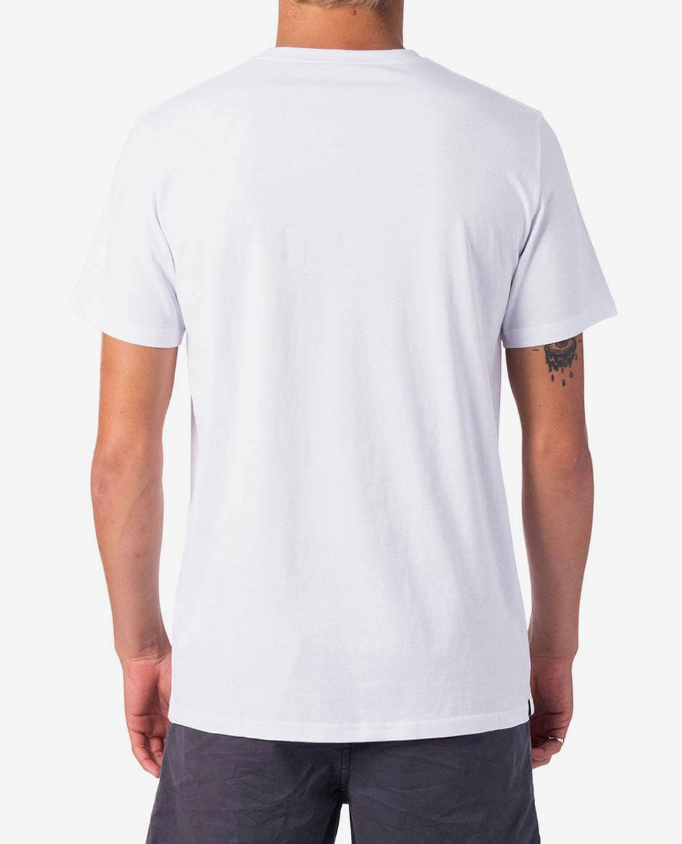 Rip Curl Plain Pocket Tee White