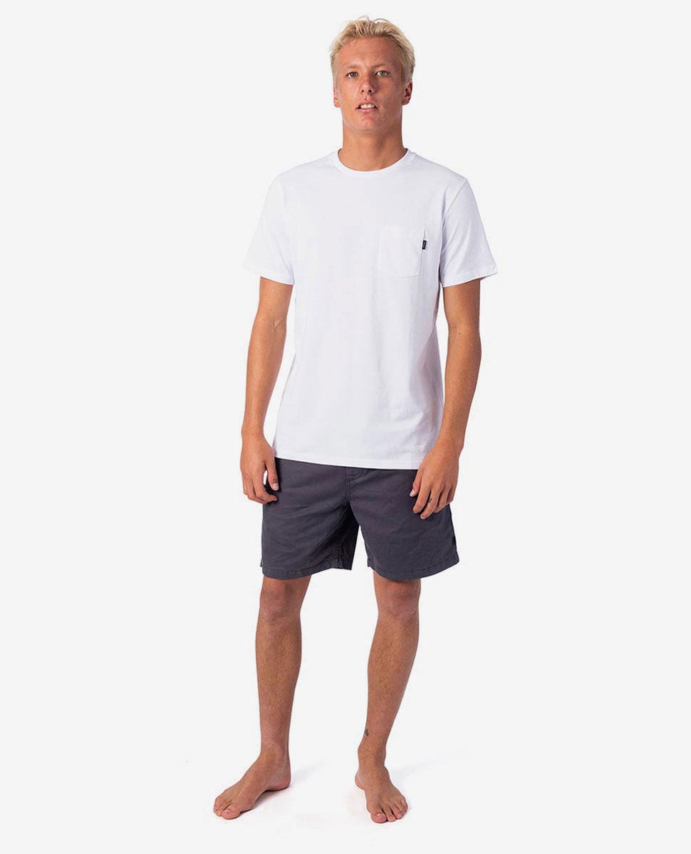 Rip Curl Plain Pocket Tee White