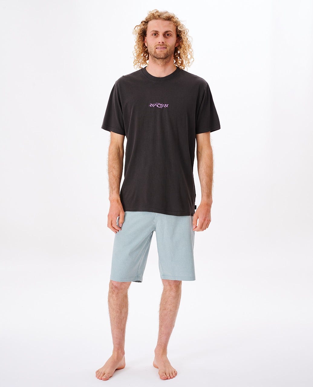 Rip Curl Quest Art Tee Washed black