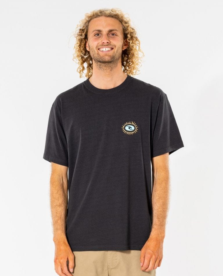 Rip Curl Rock Solid Sun Tee Washed black