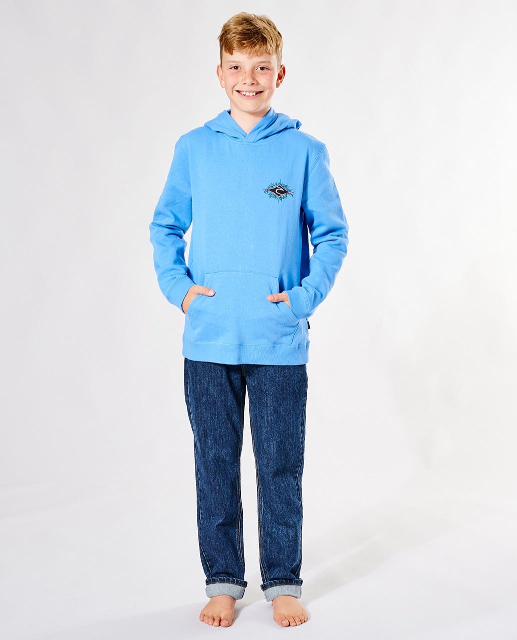 Rip Curl Sambawa Hood - Boys (8-16 years) ELECTRIC BLUE
