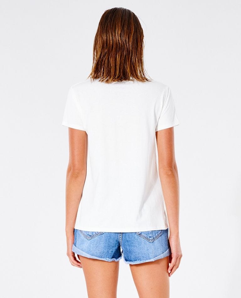 Rip Curl Script Standard Tee Bone