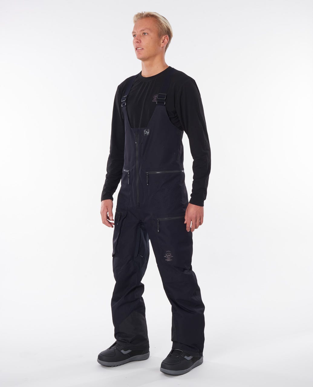 Rip Curl Search Bib Snow Pant Black