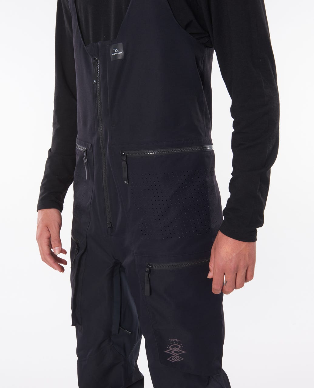 Rip Curl Search Bib Snow Pant Black