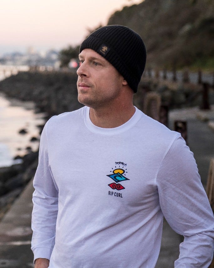Rip Curl Search Essential Long Sleeve Tee WHITE