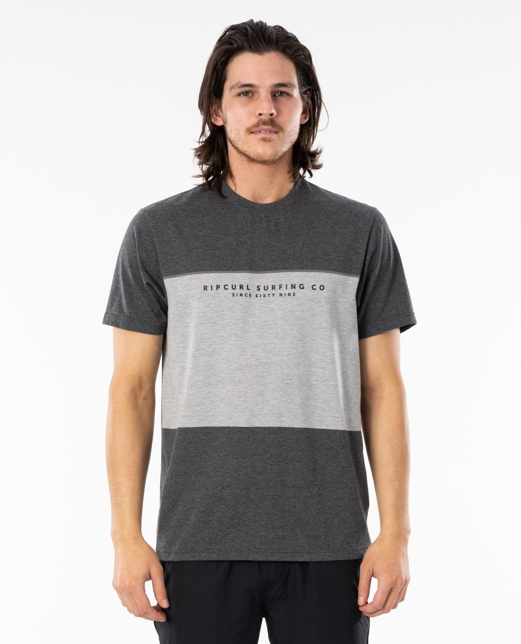 Rip Curl Section VaporCool Tee Dark grey marle