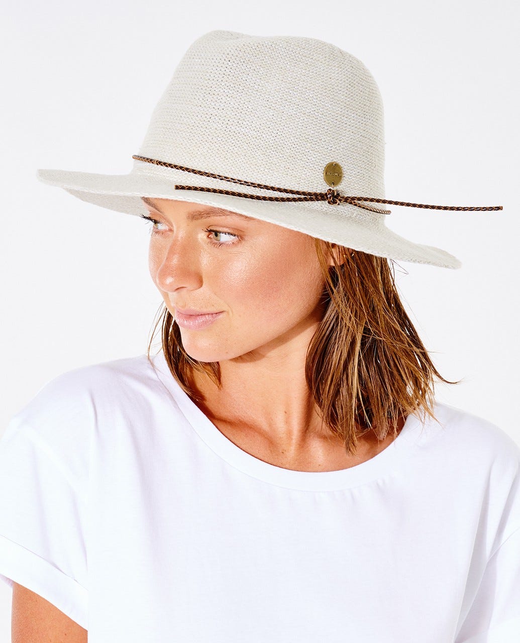 Rip Curl Spice Temple Knit Panama Hat NATURAL