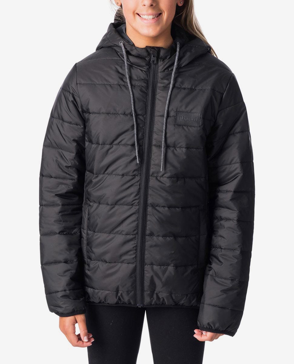 Rip Curl Teen The Search Puffer Black