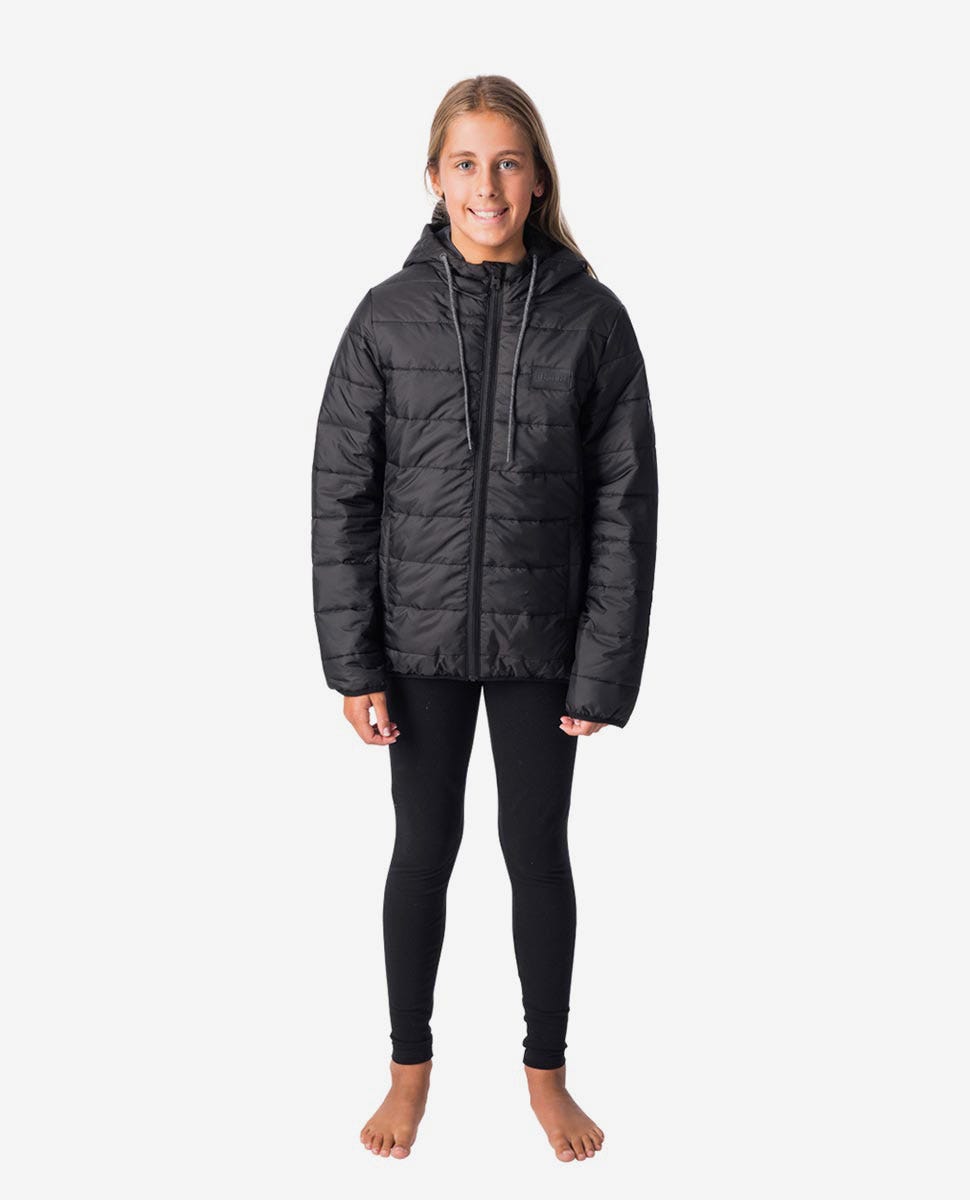Rip Curl Teen The Search Puffer Black