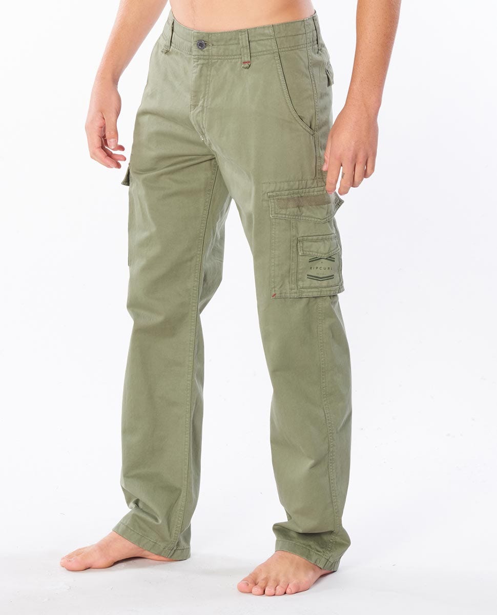Rip Curl Trail Cargo Cotton Pant Light Green