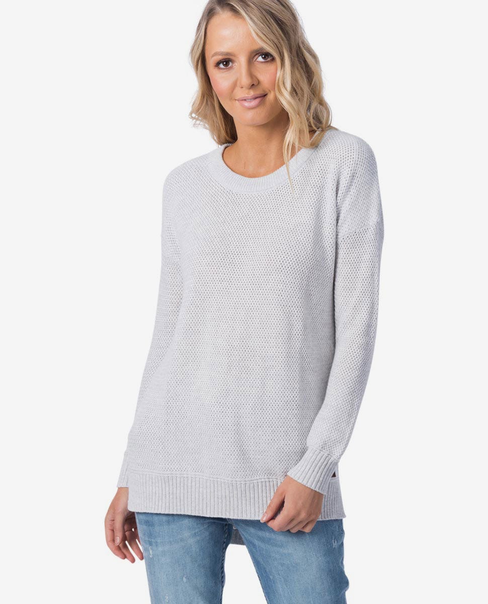 Rip Curl Wanderer Crew Light grey heather