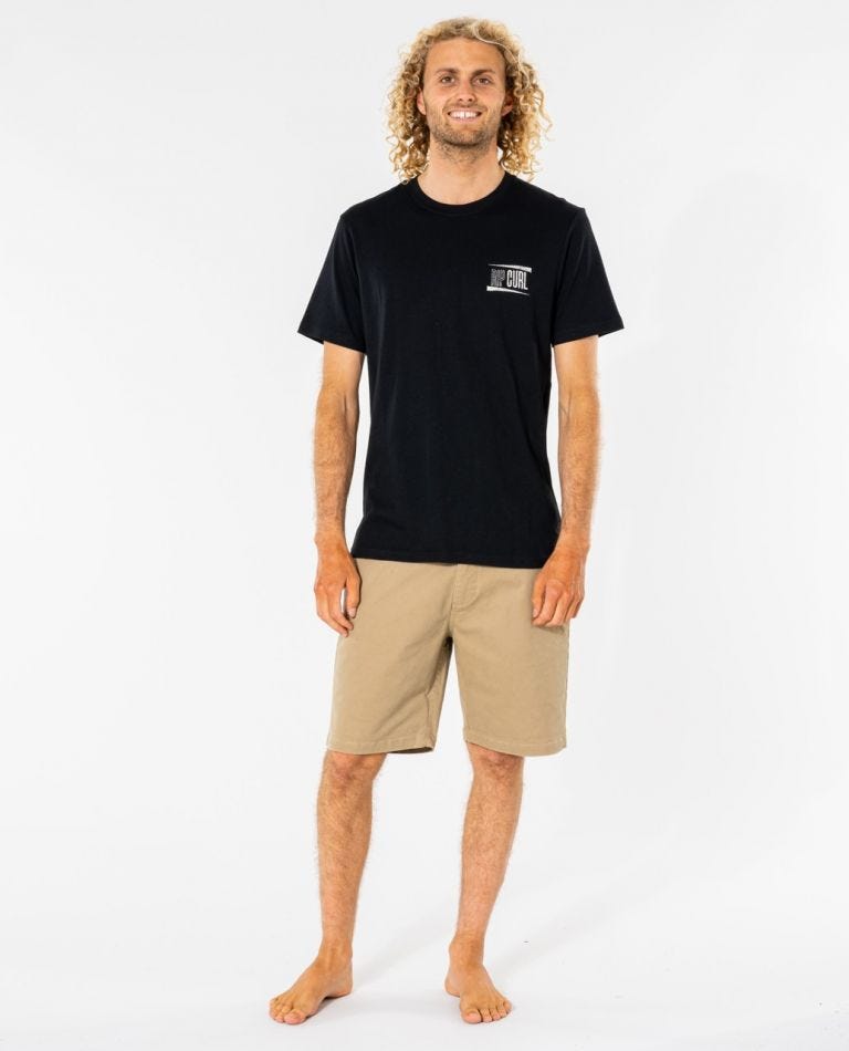 Rip Curl Wedge Tee Black