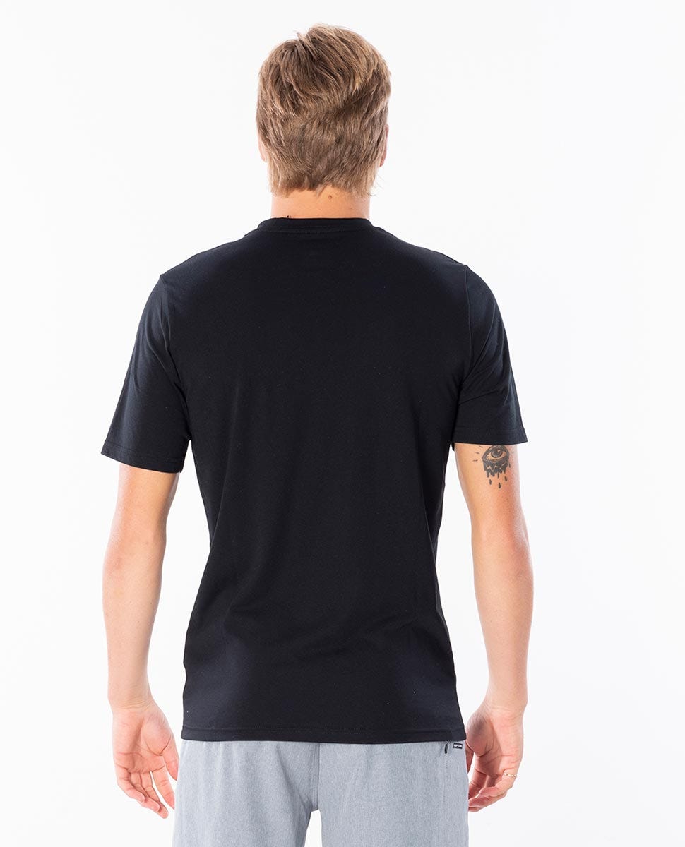 Rip Curl Wettie Logo Short Sleeve UV Tee Black