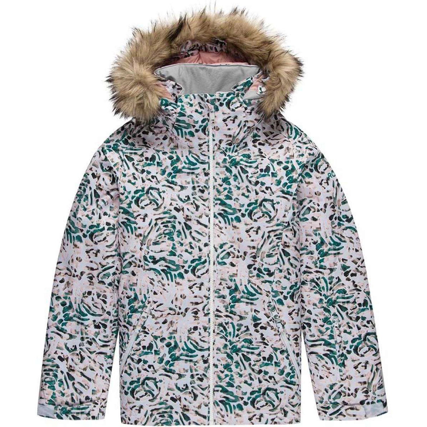 Roxy American Pie Girl Jacket 2021 Bright White Ize