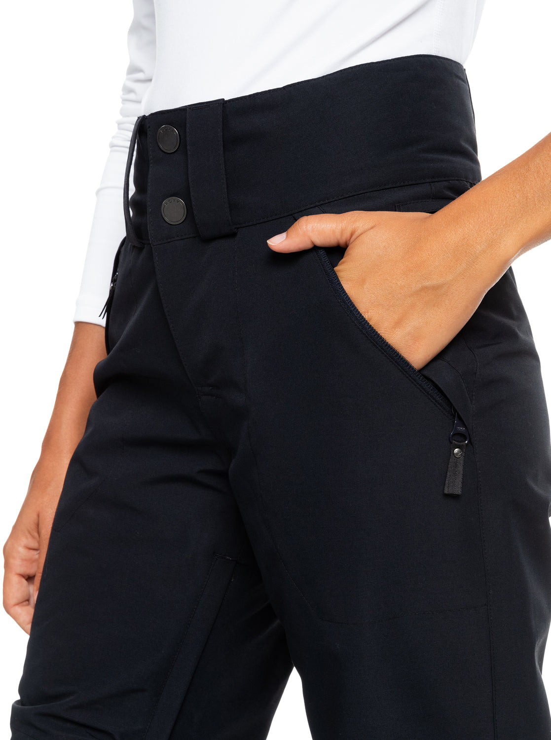 Roxy Spiral High - Snow Pants for Women True black