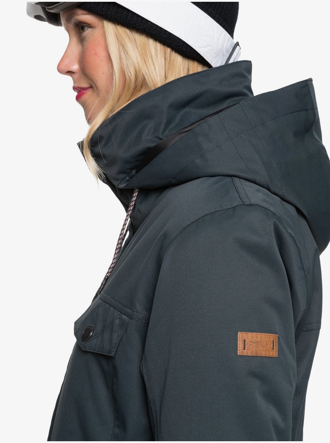 Roxy Womens Billie Snow Jacket True black